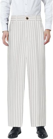 Boys Dress School Uniform Pants Adjustable Waist Flat Front Casual Wear Slim Fit School Uniforms Pants for Formal Occasion in Saudi Arabia