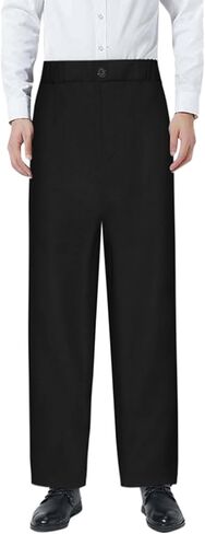 Boys Dress School Uniform Pants Adjustable Waist Flat Front Casual Wear Slim Fit School Uniforms Pants for Formal Occasion in Saudi Arabia