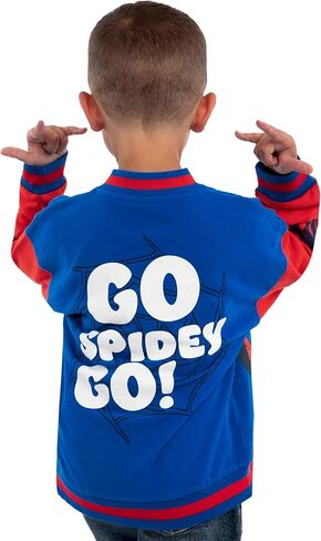 سترة Marvel Spidey And His Amazing Friends للأولاد، وسترة سبايدرمان للأولاد، وسترات بومبر للأبطال الخارقين للأطفال in Saudi Arabia