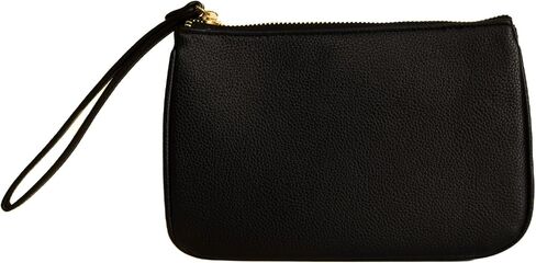 Caia Wristlet – Pebbled Vegan Leather Purse – Soft, Stylish Bag for Everyday or Night Out in Saudi Arabia