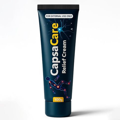 CapsaCare Neuropathy Relief Cream - with Capsaicin & Arnica, Menthol for Muscle & Joint Comfort, Fast Absorbing Formula for Feet, Hands, Legs, and Waist (2Pcs) in Saudi Arabia