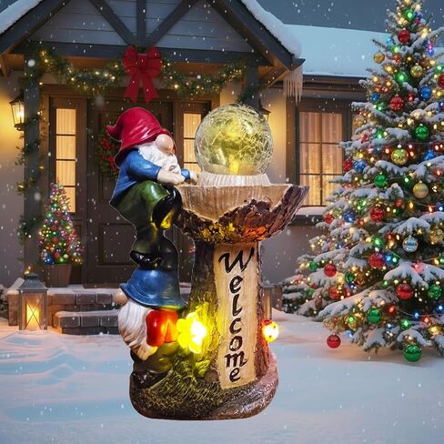 تمثال ملاك للحديقة، تماثيل ملاك للحديقة، 11 بوصة منحوتة الملائكة الشمسية عقد إكليل للفناء في الهواء الطلق، هدايا زينة للشرفة للنساء/الأم/الجدة in Kuwait