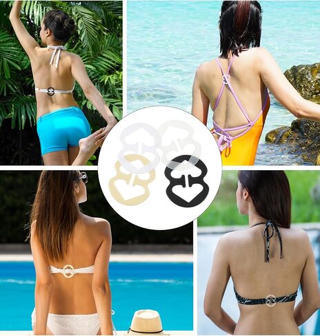 12 Pcs Bra Strap Clips, Racerback Bra Clip Anti-Slip to Conceal Straps, Bras Racerbacks Clip for Racerback & Convertible Bras in Saudi Arabia