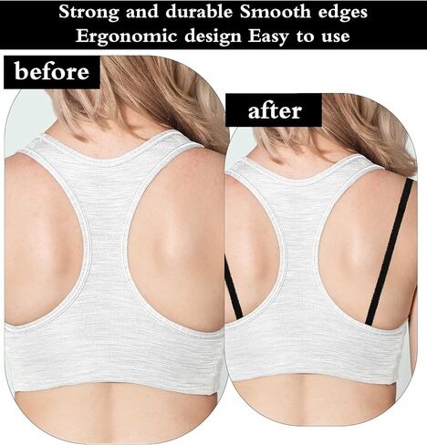 12 Pcs Bra Strap Clips, Racerback Bra Clip Anti-Slip to Conceal Straps, Bras Racerbacks Clip for Racerback & Convertible Bras in Saudi Arabia
