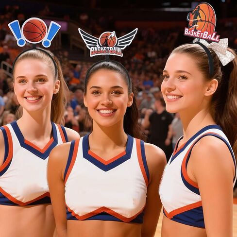 Comfortable Basketball Hairband For Boys Girls Fabric Sport Theme Head Accessory Cheerleader Headwear in Saudi Arabia