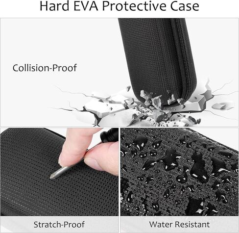 WOMACO Hard Glasses Case, Hard-Shell Double Eyeglasses Case for 2 Storage Scratchproof Dual Sunglasses Box for Women Men in Saudi Arabia