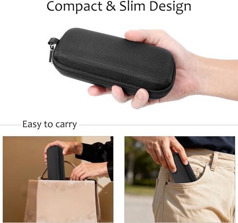 WOMACO Hard Glasses Case, Hard-Shell Double Eyeglasses Case for 2 Storage Scratchproof Dual Sunglasses Box for Women Men in Saudi Arabia