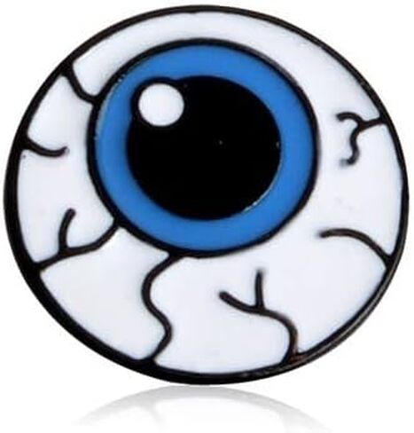 Eyeball Enamel Pin with Safety Backing. in Saudi Arabia