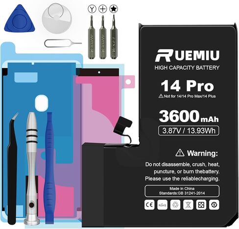 بطارية 4000 مللي أمبير في الساعة لاستبدال iPhone 8G، سعة عالية مطورة تناسب iPhone 8G A1863 A1905 A1906 مع مجموعة أدوات إصلاح كاملة in Kuwait