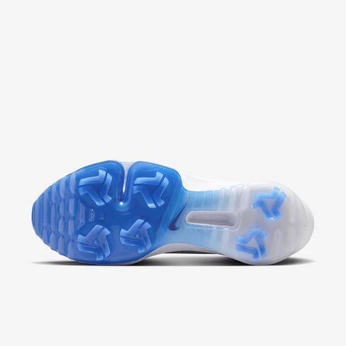 حذاء الجولف Nike Infinity Tour 2 (FD0217-001، رمادي لكرة القدم/جيم رويال/أزرق فوتو) مقاس 12 in Kuwait