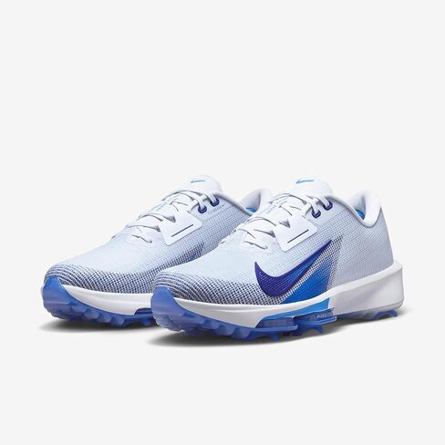 حذاء الجولف Nike Infinity Tour 2 (FD0217-001، رمادي لكرة القدم/جيم رويال/أزرق فوتو) مقاس 12 in Kuwait