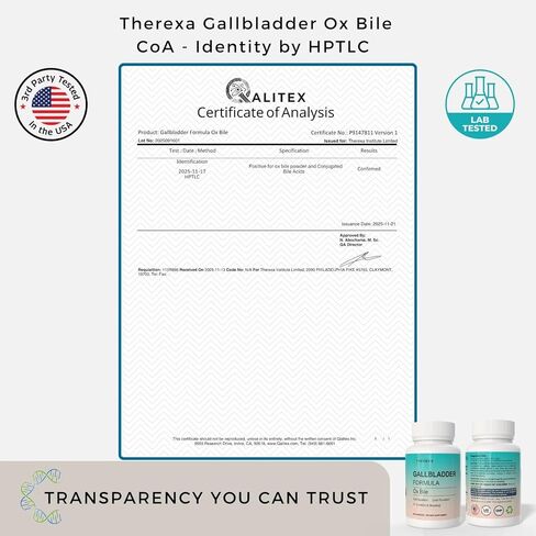 Ox Bile Supplements for No Gallbladder - Ox Bile Digestive enzymes, Purified Bile Salts, Gallbladder Supplements Complex Formula, 90 Capsules in Saudi Arabia