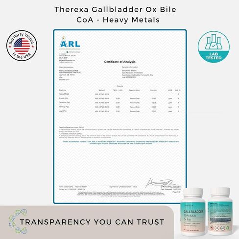 Ox Bile Supplements for No Gallbladder - Ox Bile Digestive enzymes, Purified Bile Salts, Gallbladder Supplements Complex Formula, 90 Capsules in Saudi Arabia