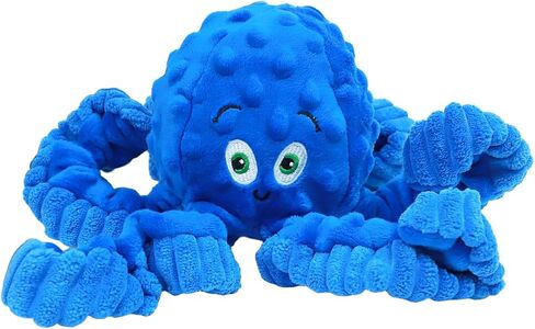 Dog Toys Squeaky, Interactive Plush Stuffed Octopus Tug of War Toy, Puppy Teething Pet Toy for Small Medium Large Dogs to Keep Them Busy in Kuwait