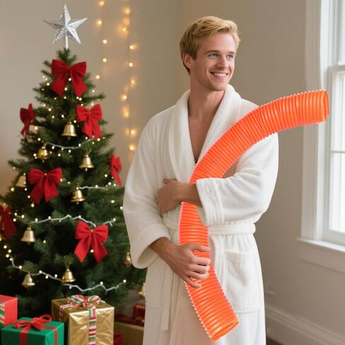 Christmas Movie Classic Character Accessory Orange Hose Prop for Men Funny Party Halloween DIY Costumes Cosplay Ideas in Saudi Arabia