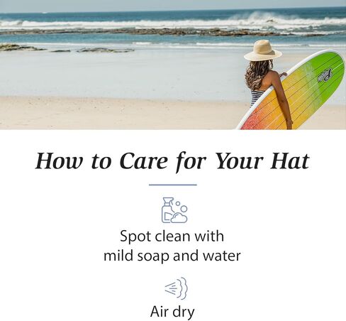 شركة Wallaroo Hat - بالي فيدورا للسيدات - عامل حماية من أشعة الشمس فوق البنفسجية 30+، حافة واسعة، تصميم قابل للتعبئة ومقاس قابل للتعديل لمقاسات التاج المتوسطة in Saudi Arabia