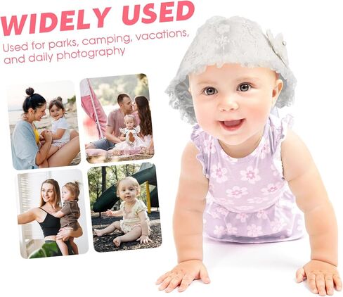 Lace Hat for Beautiful Cap for Years for Photoshoots and Special Occasions White in Saudi Arabia
