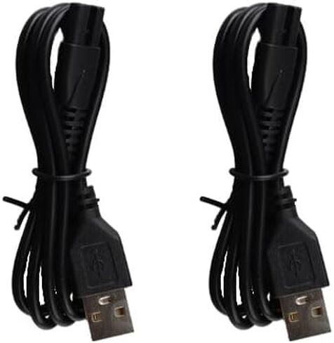 قطعتان من كابل الشاحن البديل لإزالة مسامير القدم الكهربائية للأقدام، محول كابل USB متوافق مع مزيل مسامير القدم Elmchee in Kuwait