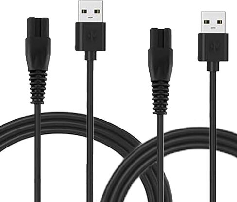 قطعتان من كابل الشاحن البديل لإزالة مسامير القدم الكهربائية للأقدام، محول كابل USB متوافق مع مزيل مسامير القدم Elmchee in Kuwait