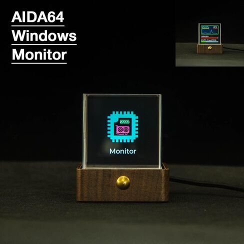 Bitcoin Stock Ticker Monitor Digital Display Clock Weather Temperature Humidity Personalized Picture Playback in Saudi Arabia