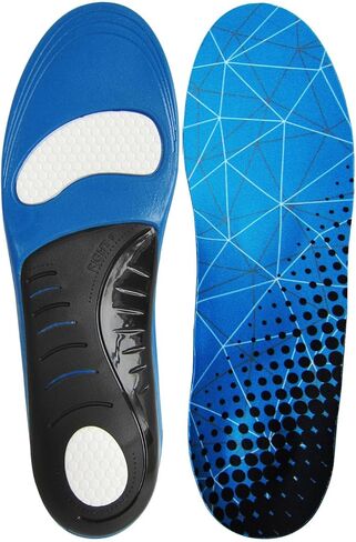 نعل التهاب اللفافة الأخمصية للنساء أحذية العمل والأحذية الرياضية والأحذية الرياضية نعل داخلي لتقويم العظام لتخفيف آلام الكعب والركبتين نعل داخلي لدعم قوس القدم للأحذية المسطحة والقوس العالي مع امتصاص الصدمات in Kuwait