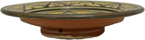 Ceramic Plates Moroccan Handmade Appetizer Tapas Serving Decorative 8 inches Round in Saudi Arabia