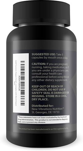 Gold Turmeric Pepper Trick - Our Best Gold Turmeric Capsules - High Absorption Curcumin with Black Pepper, Magnesium, & Vitamin D - Antioxidant & Immune Support - Premium Medical Grade Curcumin in Saudi Arabia