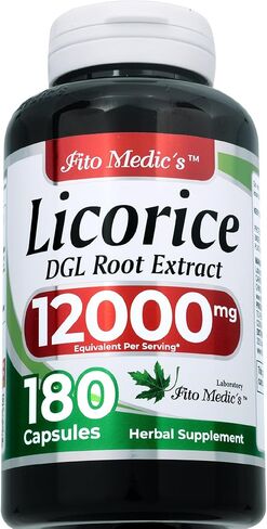 FITO MEDIC'S Lab | Licorice Root |180 Capsules |Licorice Root Extract | Ultra high Absorption. in Saudi Arabia