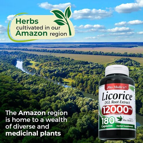 FITO MEDIC'S Lab | Licorice Root |180 Capsules |Licorice Root Extract | Ultra high Absorption. in Saudi Arabia
