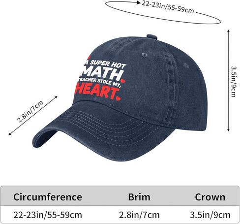 A Super Hot Math Teacher Stole My Heart Hat for Mens Aesthetic Washed in Saudi Arabia