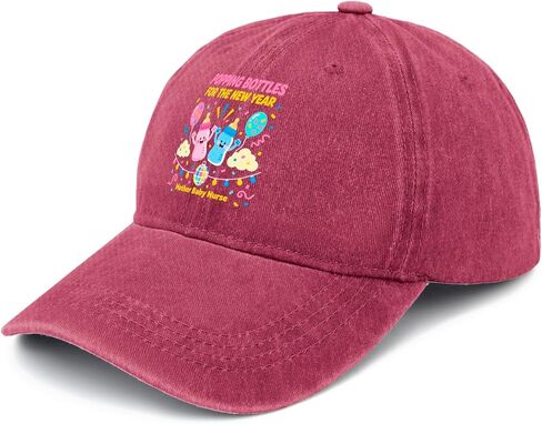 Popping Bottles for The New Year Hat for Women Aesthetic Washed Distressed in Saudi Arabia