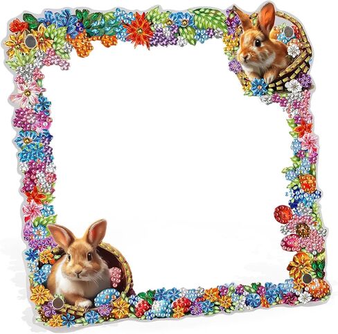 AIRDEA 5D Diamond Art Painting Desktop Photo Frame Ornament Sunflowers Butterfly Special Shape Diamond Dots Frame Kits for Adults,8x8in/20x20cm in Saudi Arabia