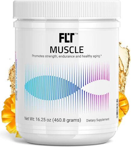 FLT Muscle Performance Supplement for Muscle Strength, Recovery & Endurance with Plant-Based Peptides, Creatine, L-Glutamine, Magnesium, Zinc & Electrolytes – 30 Servings | Vegan in Saudi Arabia