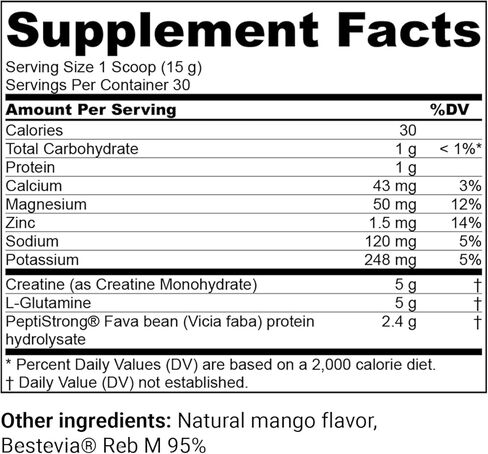 FLT Muscle Performance Supplement for Muscle Strength, Recovery & Endurance with Plant-Based Peptides, Creatine, L-Glutamine, Magnesium, Zinc & Electrolytes – 30 Servings | Vegan in Saudi Arabia