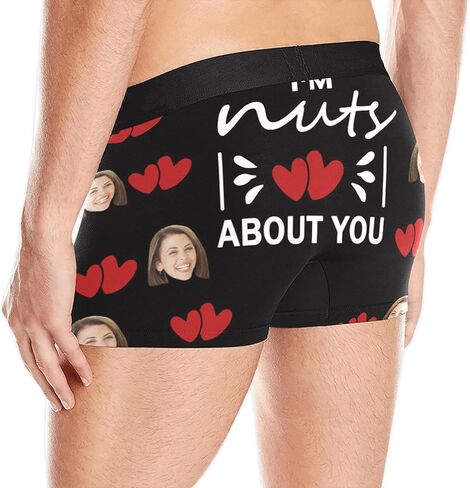 Custom Mens Underwear Boxer Briefs, Socks with Faces on Them Custom Gifts for Boyfriend & Husband in Saudi Arabia