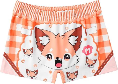 Landofgenie Mens Cartoon Shorts Boxer Shorts Suitable for Home Wear Sleepwear Swimming Beachwear in Saudi Arabia