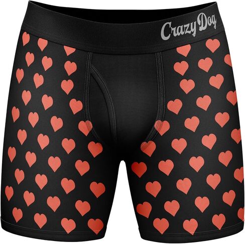 تي شيرت Crazy Dog للرجال بوكسر مضحك I Heart Hot Moms برسومات ساخرة للرجال in Kuwait