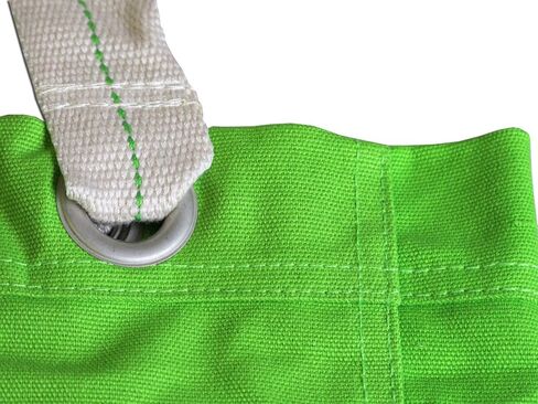Broad Bay Soccer Nut Tote Bag RICH Dye Washed COTTON CANVAS FASHION LIME in Saudi Arabia