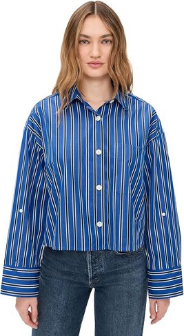 Madewell Women's Straight Hem Shirt in Poplin in Saudi Arabia