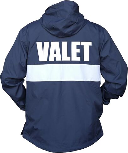 Smart People Clothing Valet Zipped Pocket Anorak with Reflective Decorations Front and Back. in Saudi Arabia