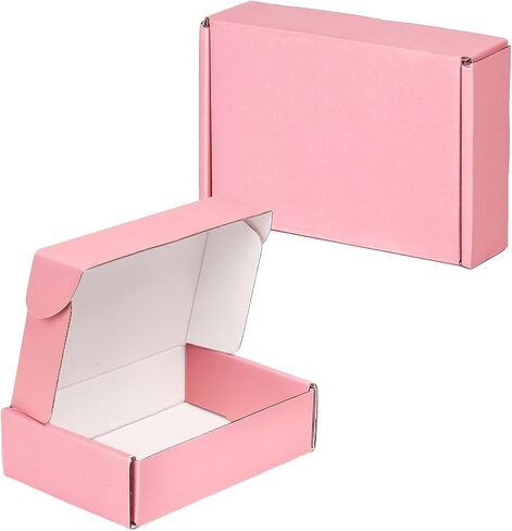 30 Pack 6x6x2 Small Shipping Boxes, Colorful Cardboard Boxes for Packaging Small Business Waterproof in Kuwait