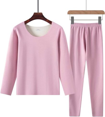 Winter Thermal Underwear Sets for Women Casual Fleece Thermo Slim Fit Tops Long Johns Thickened Clothes in Saudi Arabia