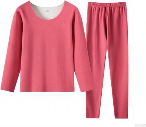 Winter Thermal Underwear Sets for Women Casual Fleece Thermo Slim Fit Tops Long Johns Thickened Clothes in Saudi Arabia