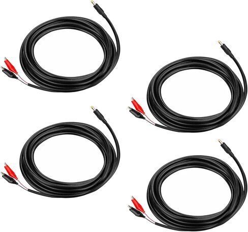 KSK 79-inch Chew Proof Trail Camera Power Cord (2 Pack), 4.0x1.7mm DC External Power Cable, Compatible with Tactacam Reveal, X, XB, SK, Wise Eye, Spartan Gocam, etc in Saudi Arabia