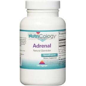 مكمل دعم الغدة الكظرية من نيوتريكولوجي للرجال والنساء - مكمل الغدة الكظرية، وظيفة المناعة، دعم الغدد الصماء، 100 ملغ من مستخلص الغدة الكظرية، البقري، مجفف بالتجميد - 150 قطعة in Kuwait