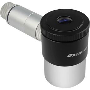 Astromania 12.5mm Illuminated Reticle Plossl Telescope Eyepiece - Adjustable Image and Reticle Focus and Adjustable LED Illumination