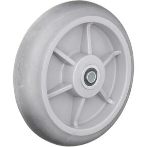 عجلات RWM RPB-0821-08 عجلة TPR عالية الأداء مقاس 8 × 2 بوصة مع محمل كروي لمحور 1/2 بوصة، سعة 600 رطل in Kuwait