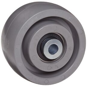 RWM Casters GTB-0420-08 4" Diameter X 2" Width Tread GT Wheels With Sealed Precision Ball Bearing For 1/2" Axle, 1050 lbs Capacity