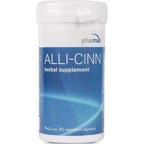 Pharmax Alli-Cinn | Garlic and Cinnamon to Support Immunity, Digestion, and Circulation | 60 Capsules
