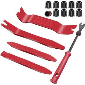 Auto Trim Removal Tool Kit, Wetado 15 Pcs Car Panel Door Window Tools Kit,Auto Clip Fastener Remover Pry Tool Set Blue